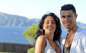 Georgina Rodríguez y Cristiano Ronaldo